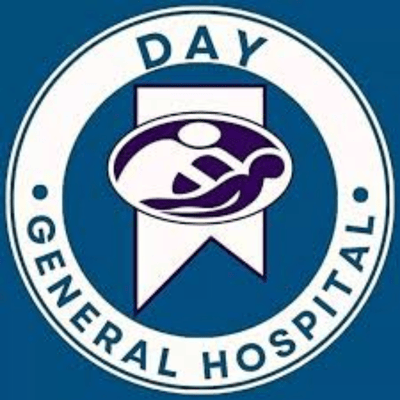 لوگوی بیمارستان دی به عنوان یکی از مشتریان لباس فرم بیمارستان مانتو عاج